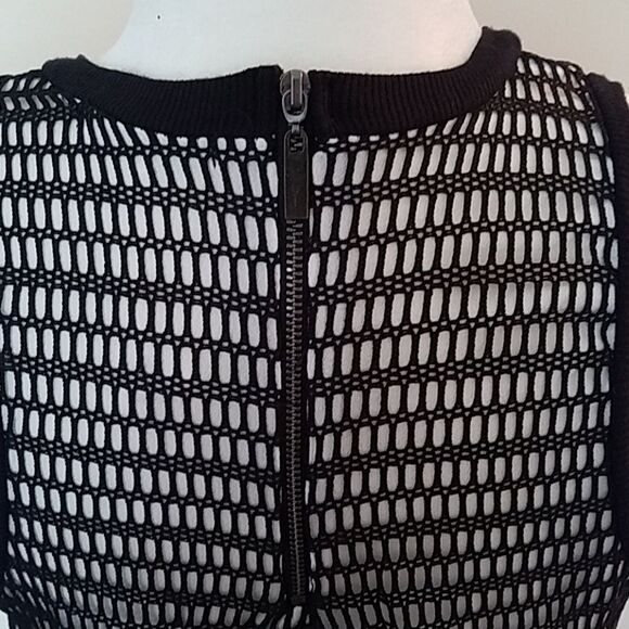 Willow & Clay Tank Top Womens Size S Black Lace Overlay White Sleeveless NEW - Picture 5 of 8